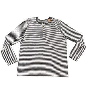NEW AEO Blue & White Striped Long Sleeve Tee